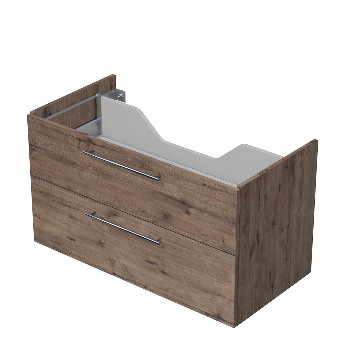 Koupelnová skříňka pod desku se 2 zásuvkami Naturel Ratio 100x56x50 cm dub Wellington ZB1002Z56.D370 Naturel