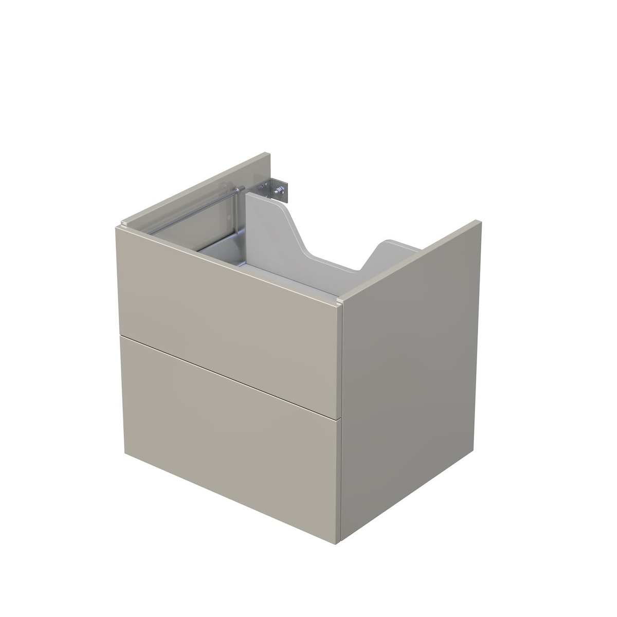 Koupelnová skříňka pod desku se 2 zásuvkami Naturel Ratio 60x56x50 cm kašmír lesk ZB602Z56PU.A3026 Naturel