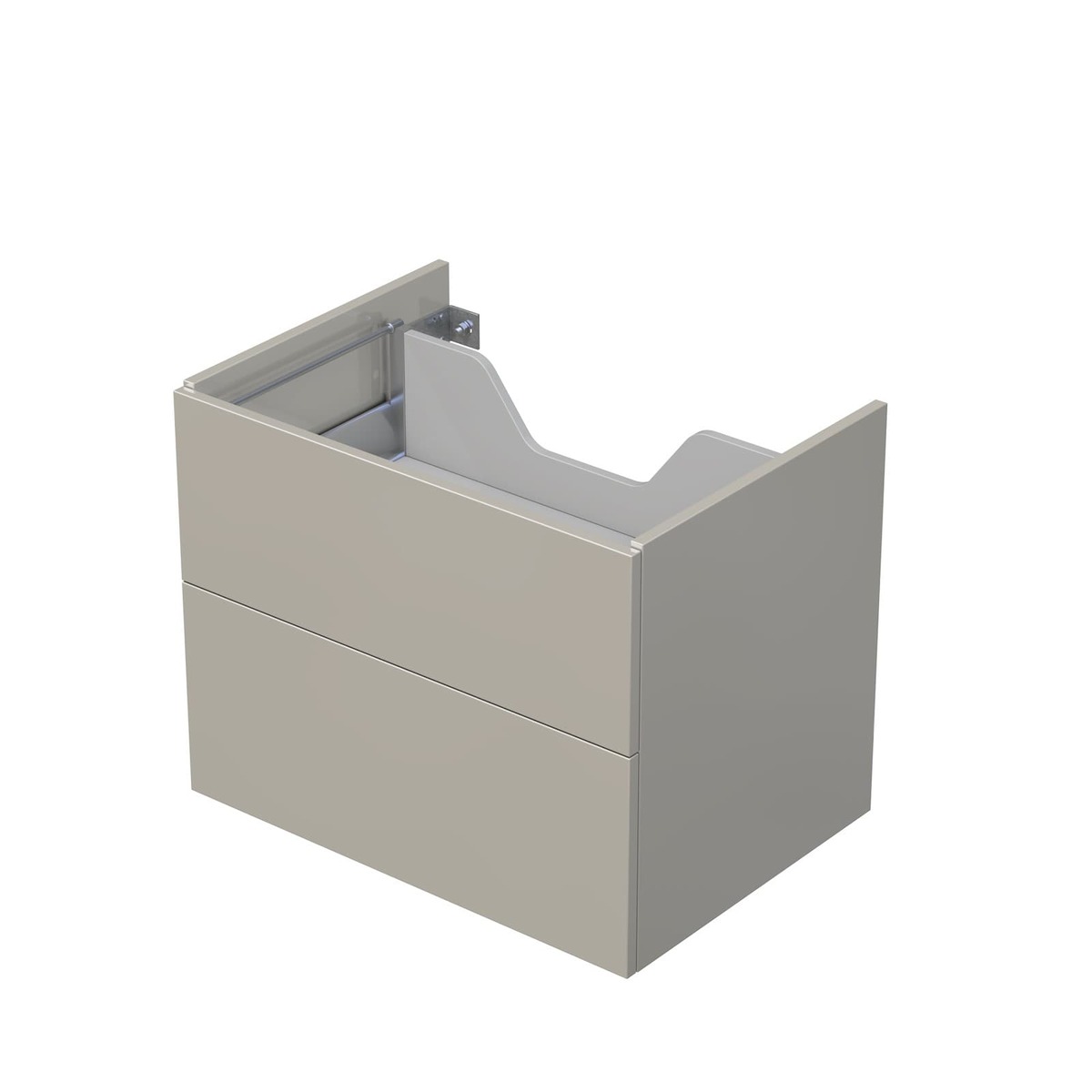 Koupelnová skříňka pod desku se 2 zásuvkami Naturel Ratio 70x56x50 cm kašmír lesk ZB702Z56PU.A3026 Naturel