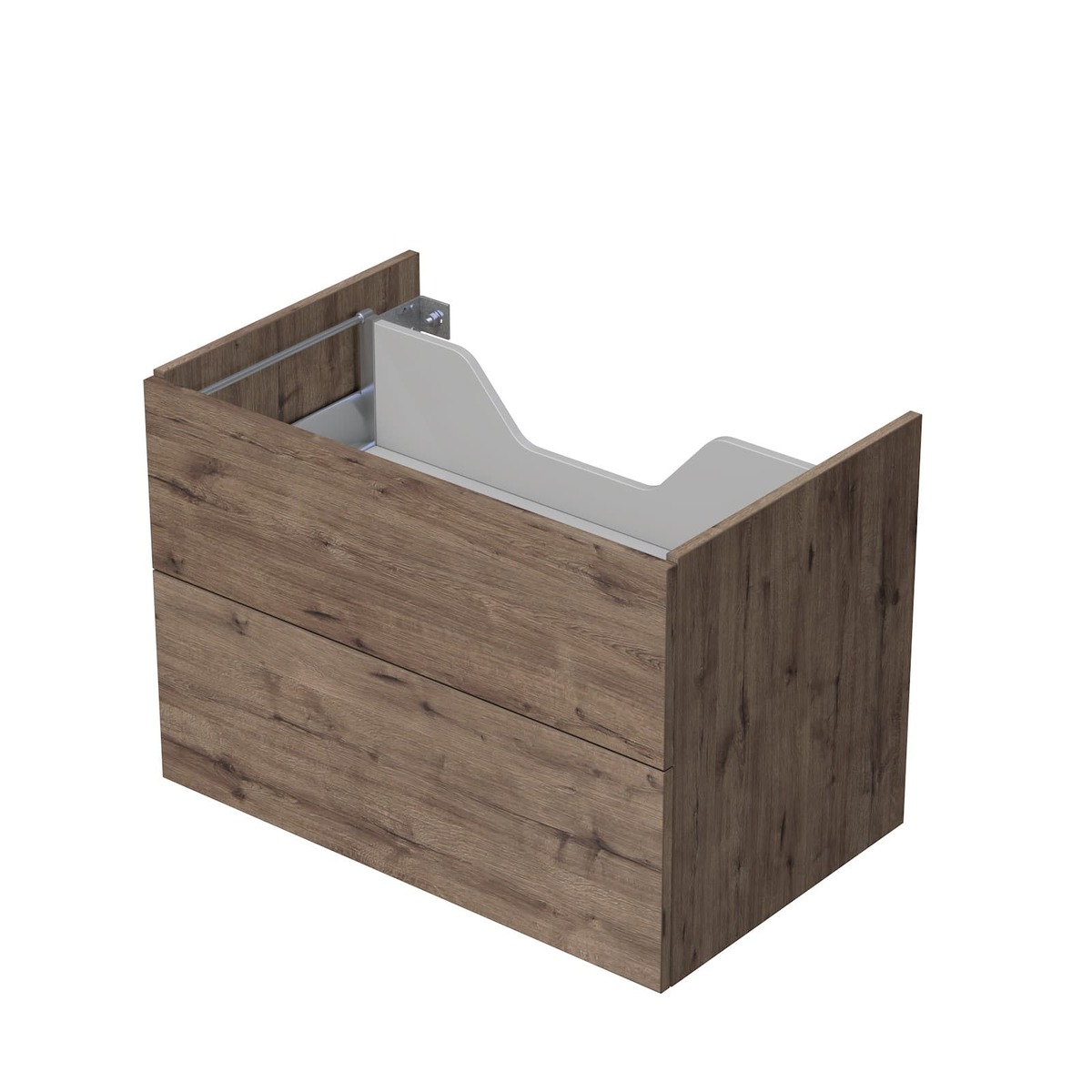 Koupelnová skříňka pod desku se 2 zásuvkami Naturel Ratio 80x56x50 cm dub Wellington ZB802Z56PU.D370 Naturel