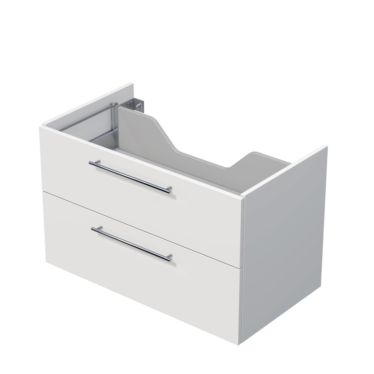 Koupelnová skříňka pod desku se 2 zásuvkami Naturel Ratio 90x56x50 cm bílá mat ZB902Z56.A3416 Naturel