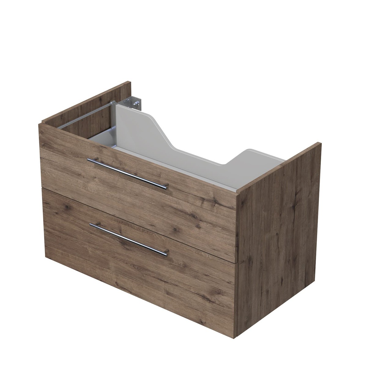 Koupelnová skříňka pod desku se 2 zásuvkami Naturel Ratio 90x56x50 cm dub Wellington ZB902Z56.D370 Naturel