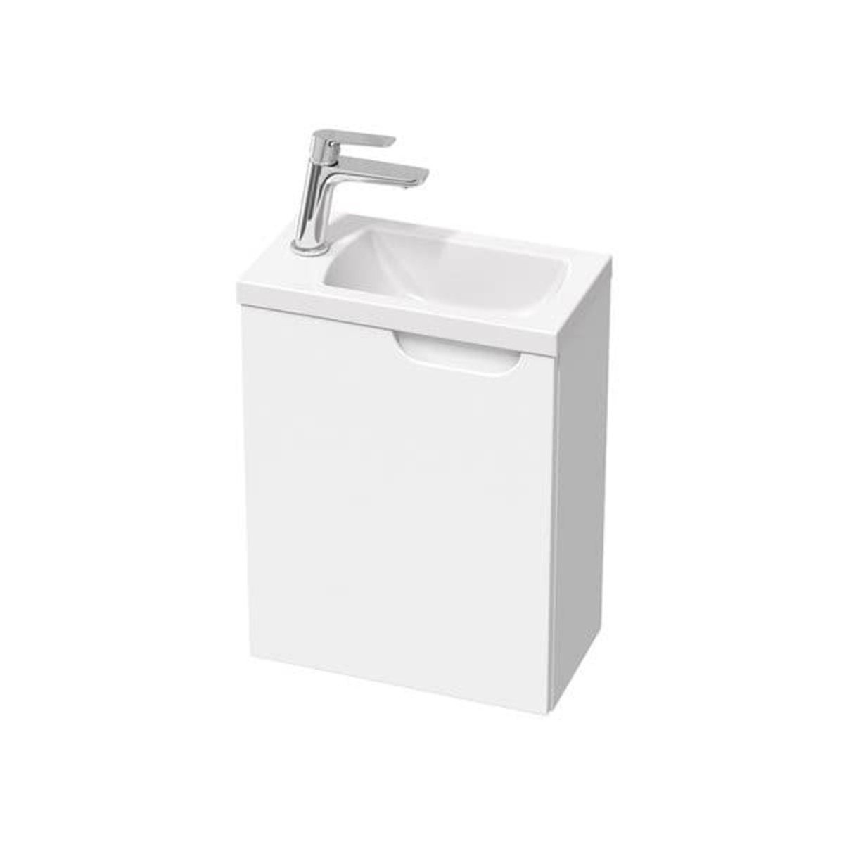 Koupelnová skříňka pod umyvadlo Ravak Classic II 40x50x22 cm bílá lesk X000001484 Ravak