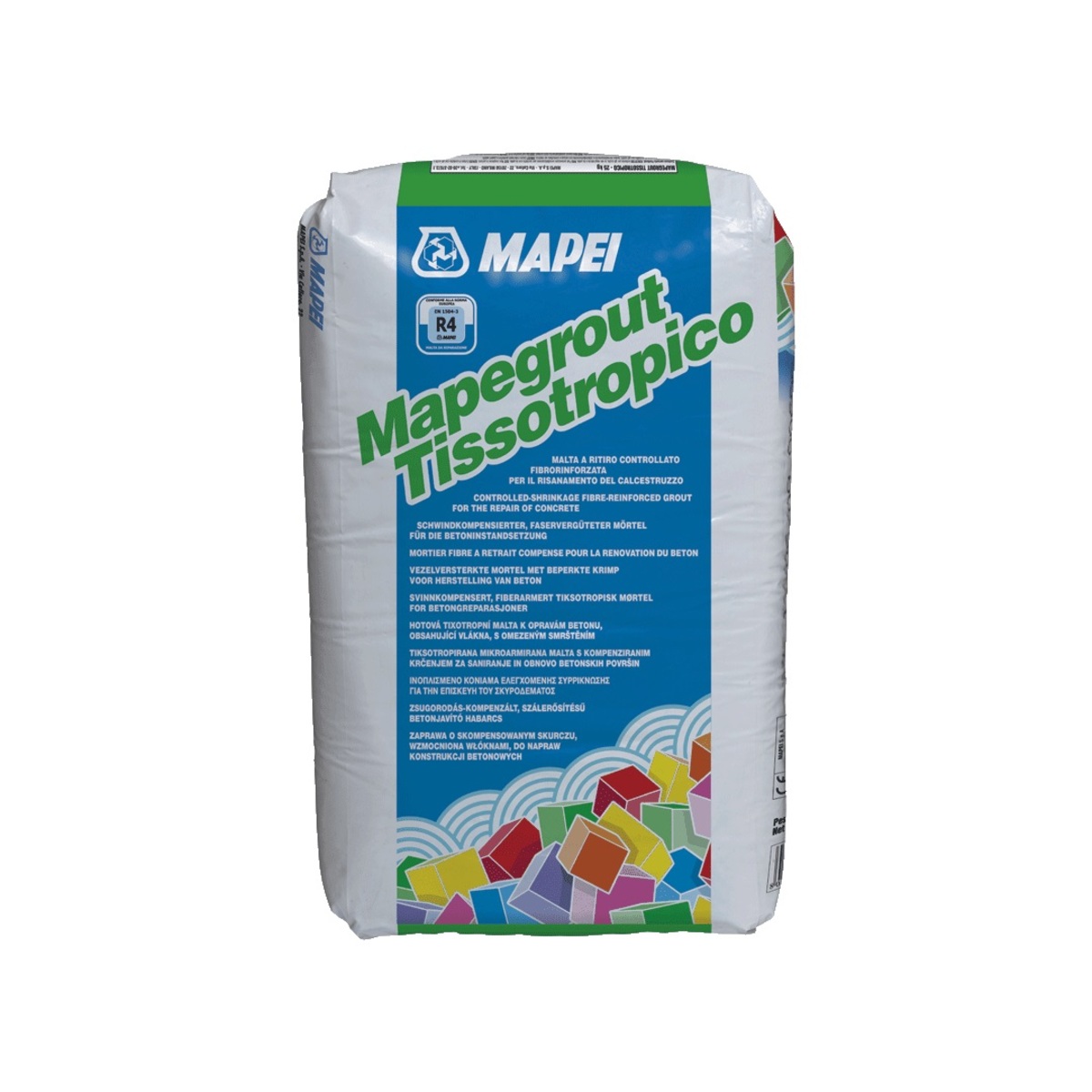 Vyrovnávací hmota Mapei šedá 25 kg MAPEGROUT Mapei
