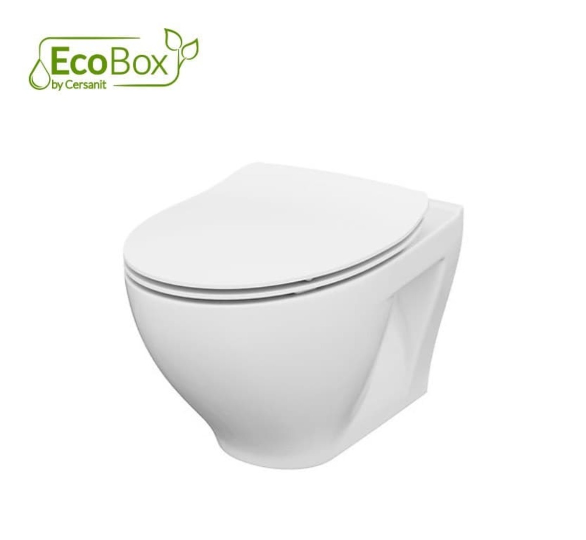 Wc s prkénkem softclose závěsné Cersanit Moduo zadní odpad K701-147-ECO Cersanit