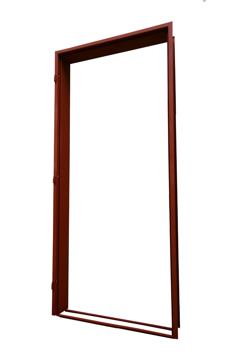 Zárubeň ocelová pro zazdění 80cm pro tloušťku stěny 15cm levá ZAR15B380L Naturel