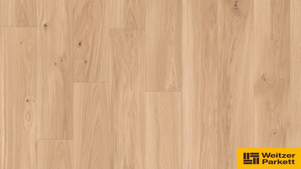 Dřevěná lakovaná podlaha Weitzer Parkett Oak Pure 11mm 62192 Weitzer Parkett