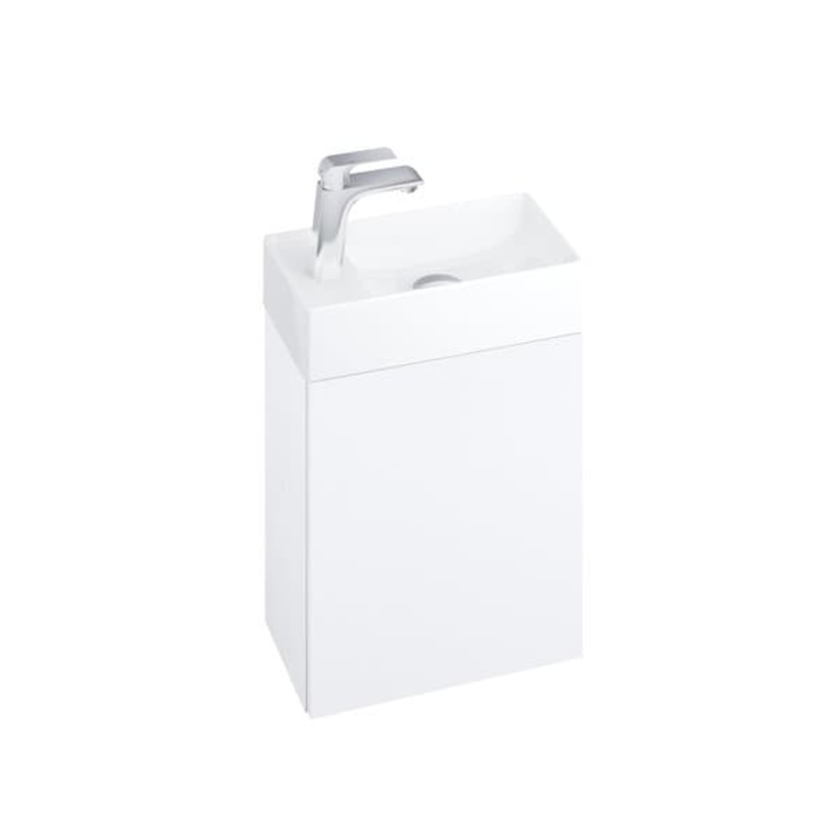 Koupelnová skříňka pod umyvadlo Ravak Veda 40x50x22 cm Bílá/bílá lesk X000001386 Ravak