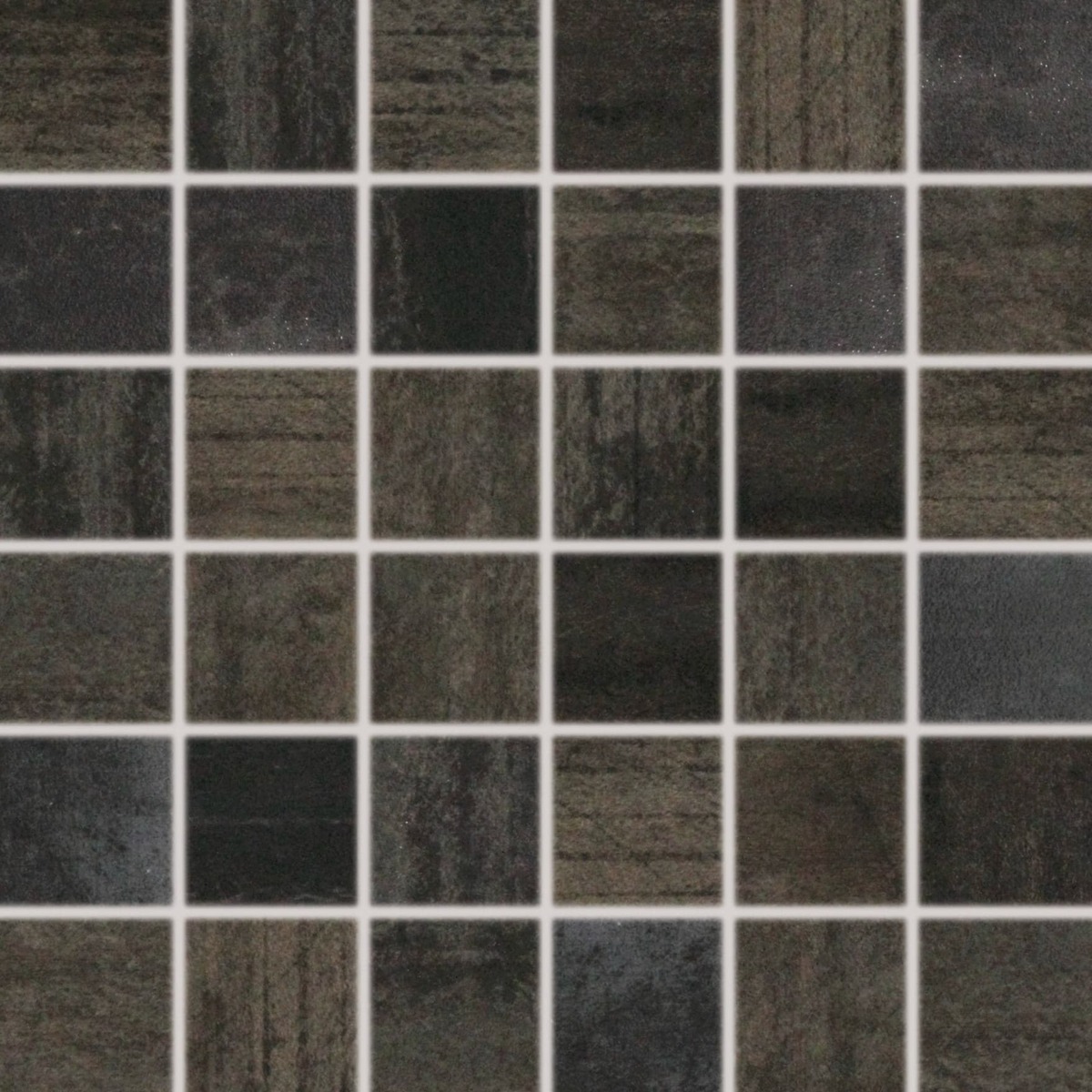Mozaika Rako Rush černá 30x30 cm mat / lesk WDM05523.1 Rako