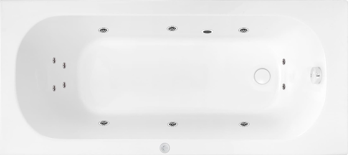 Masážní vana SIKO Mika 150x70 cm BASIC akrylát pravá SIKOHMBMIKA150P SIKO