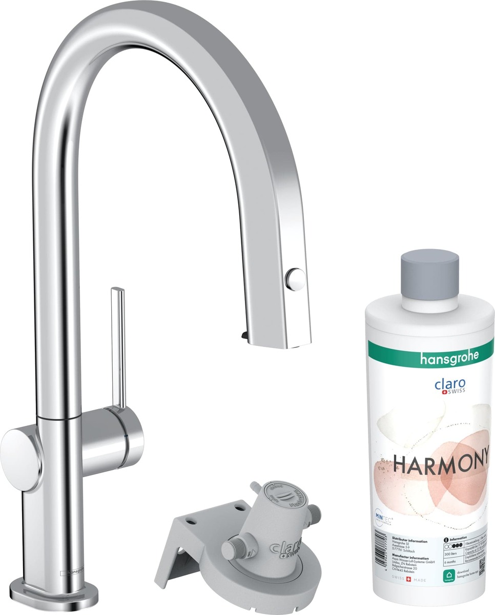 Dřezová baterie Hansgrohe Aqittura bez výpusti chrom 76800000 Hansgrohe