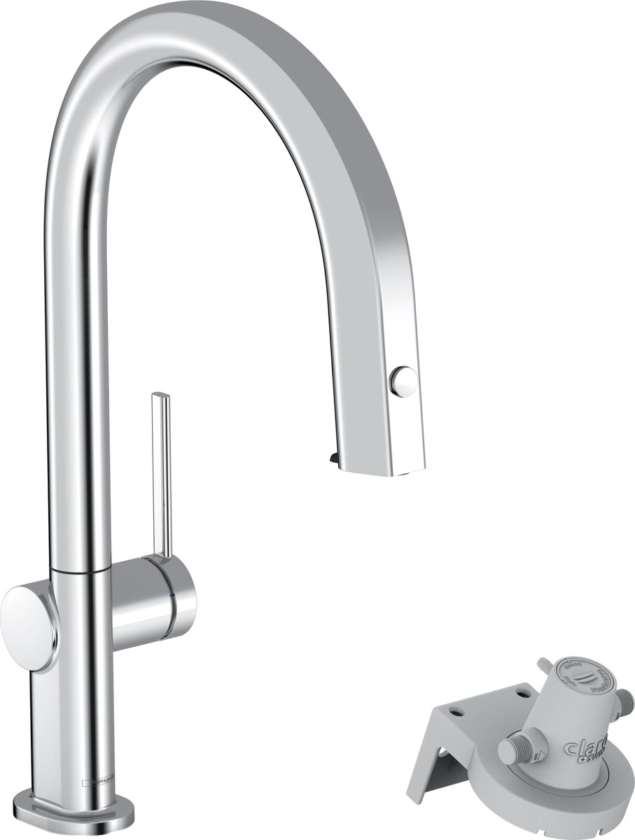 Dřezová baterie Hansgrohe Aqittura bez výpusti chrom 76803000 Hansgrohe