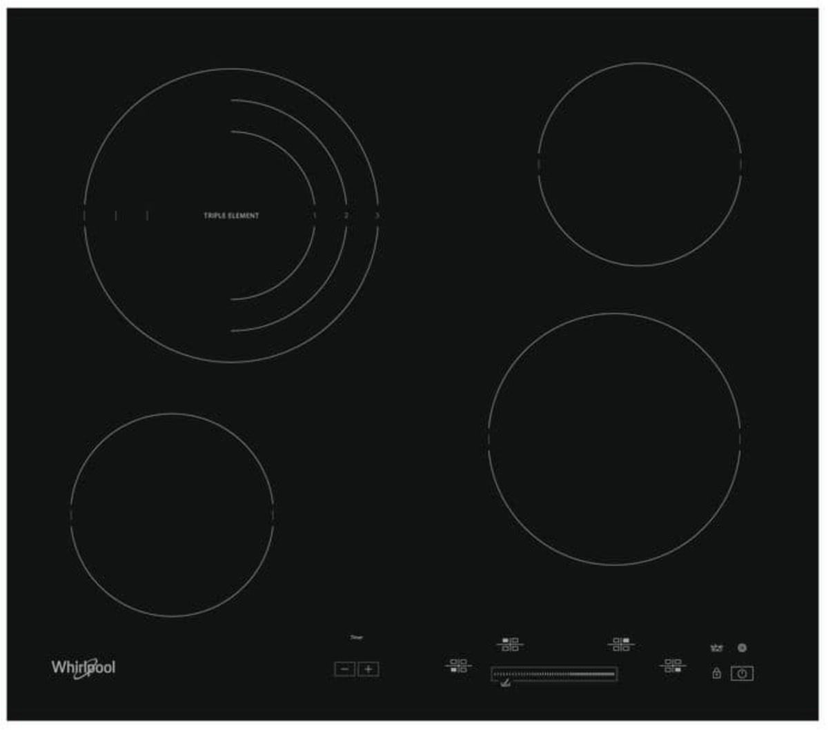 Elektrická varná deska Whirlpool AKT8900BA Whirlpool