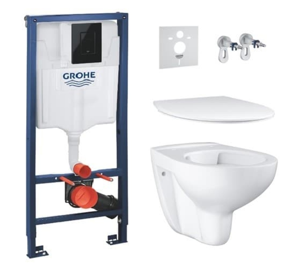 Závěsný wc set do lehkých stěn / předstěnový Grohe Bau Ceramic SIKOBGRSET2 NO BRAND