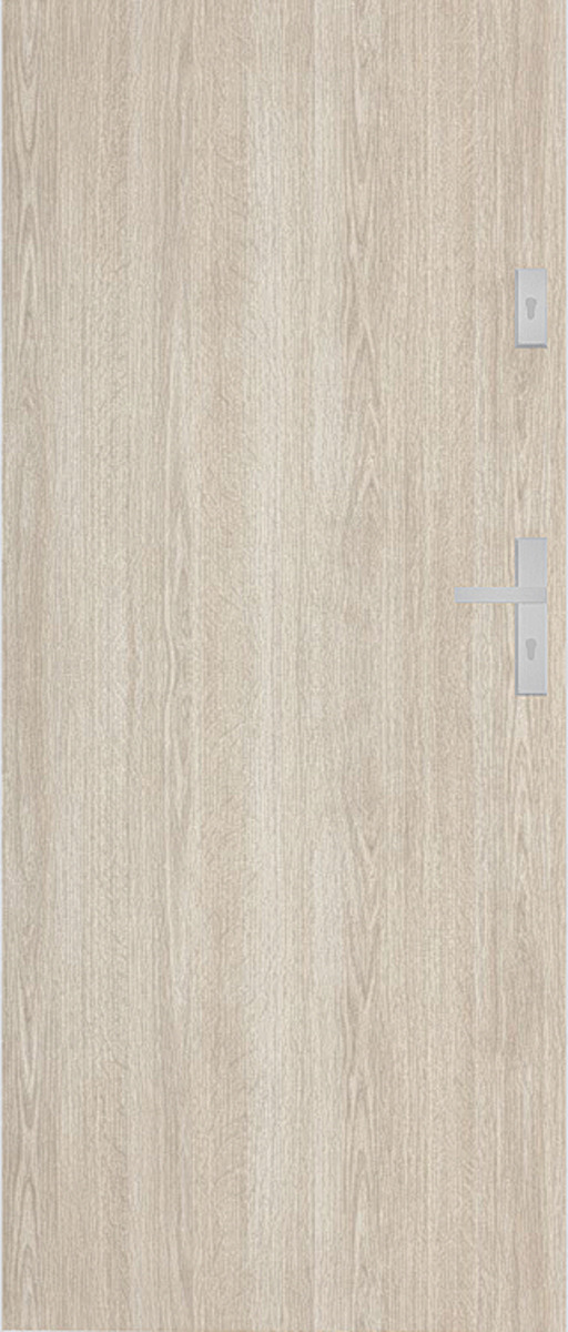 Bezpečnostní vchodové RC2 dveře Naturel Technické pravé 80 cm dub pískový B2DP80P Naturel