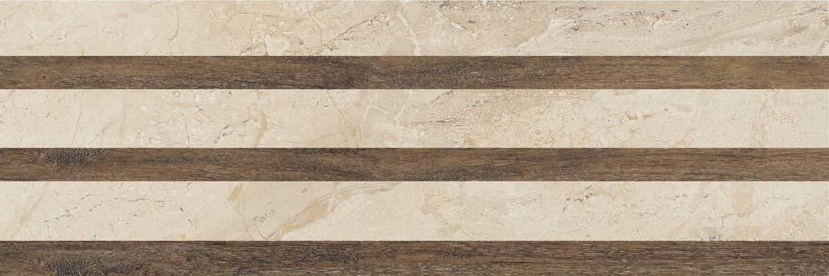 Dekor Fineza Adore beige stripes 25x75 cm mat DADORE275ST Fineza