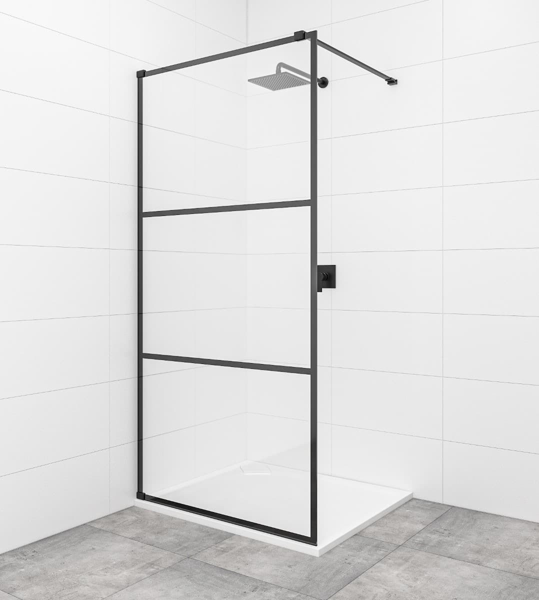 Sprchová zástěna Walk-In / dveře 120 cm SAT Walk-in SATBWI120CPPAC SAT