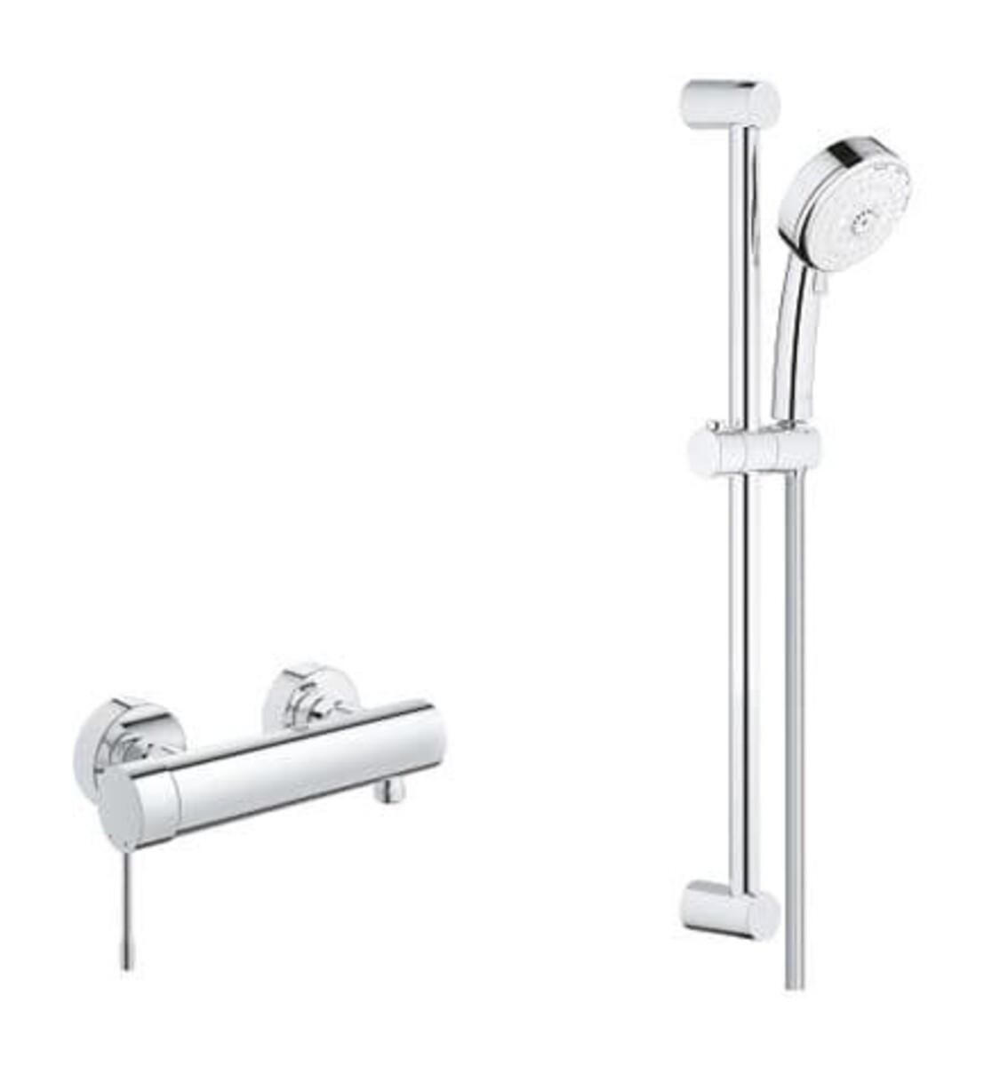 Cenově zvýhodněný Grohe set pákové baterie Essence 33636001 se sprchovým setem 27580002 NO BRAND