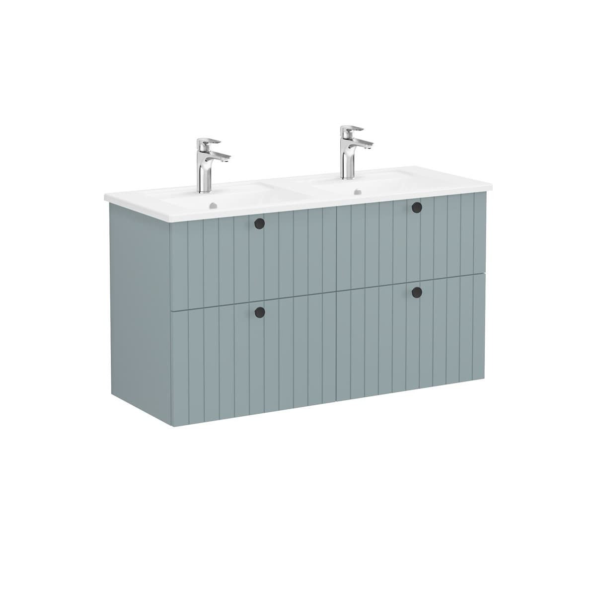 Koupelnová skříňka s umyvadlem Vitra Root 120x67x46 cm zelená mat ROOTG120GINTS Vitra