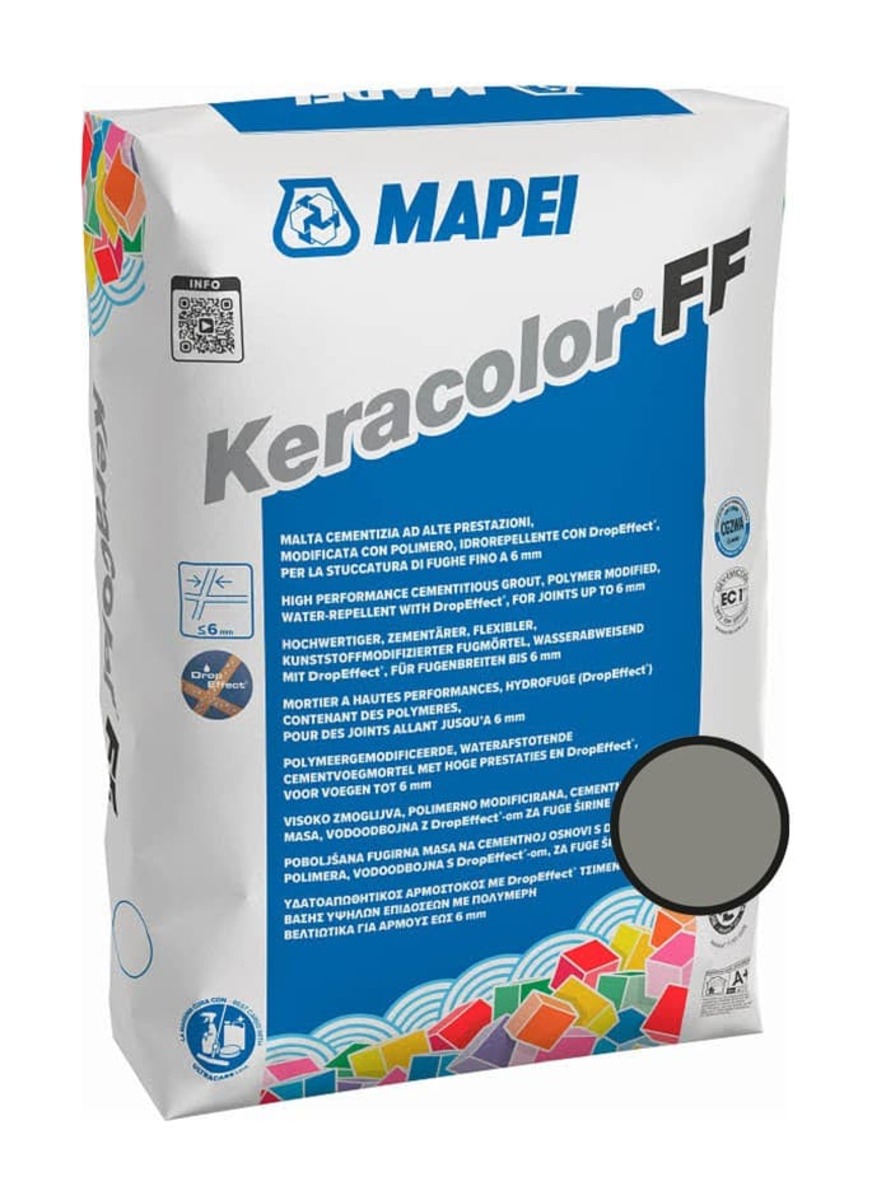 Spárovací hmota Mapei Keracolor FF šedá 25 kg CG2WA KERACOL25113 Mapei