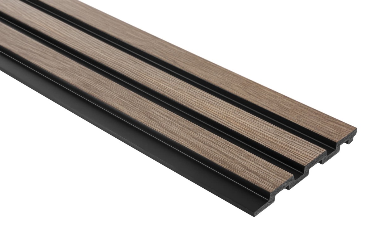 Obkladová lamela Fineza Slat Medium Grey oak 270x12 cm SLAT02GO Fineza