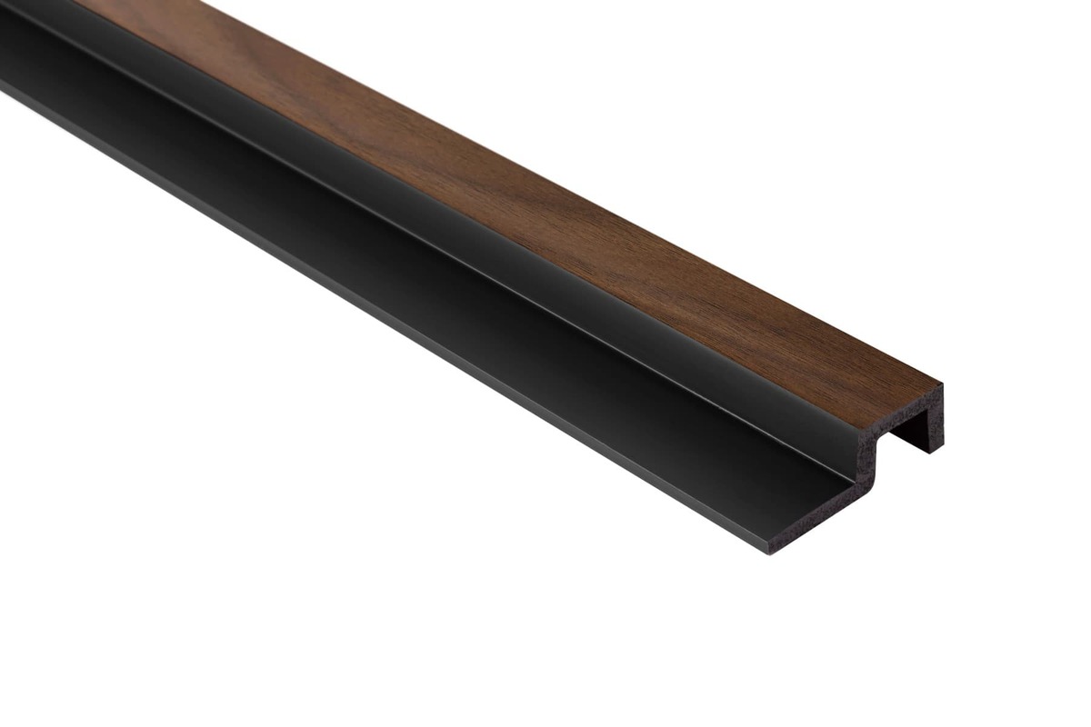 Obkladová lamela pravé ukončení Fineza Slat Large Dark oak 270X2