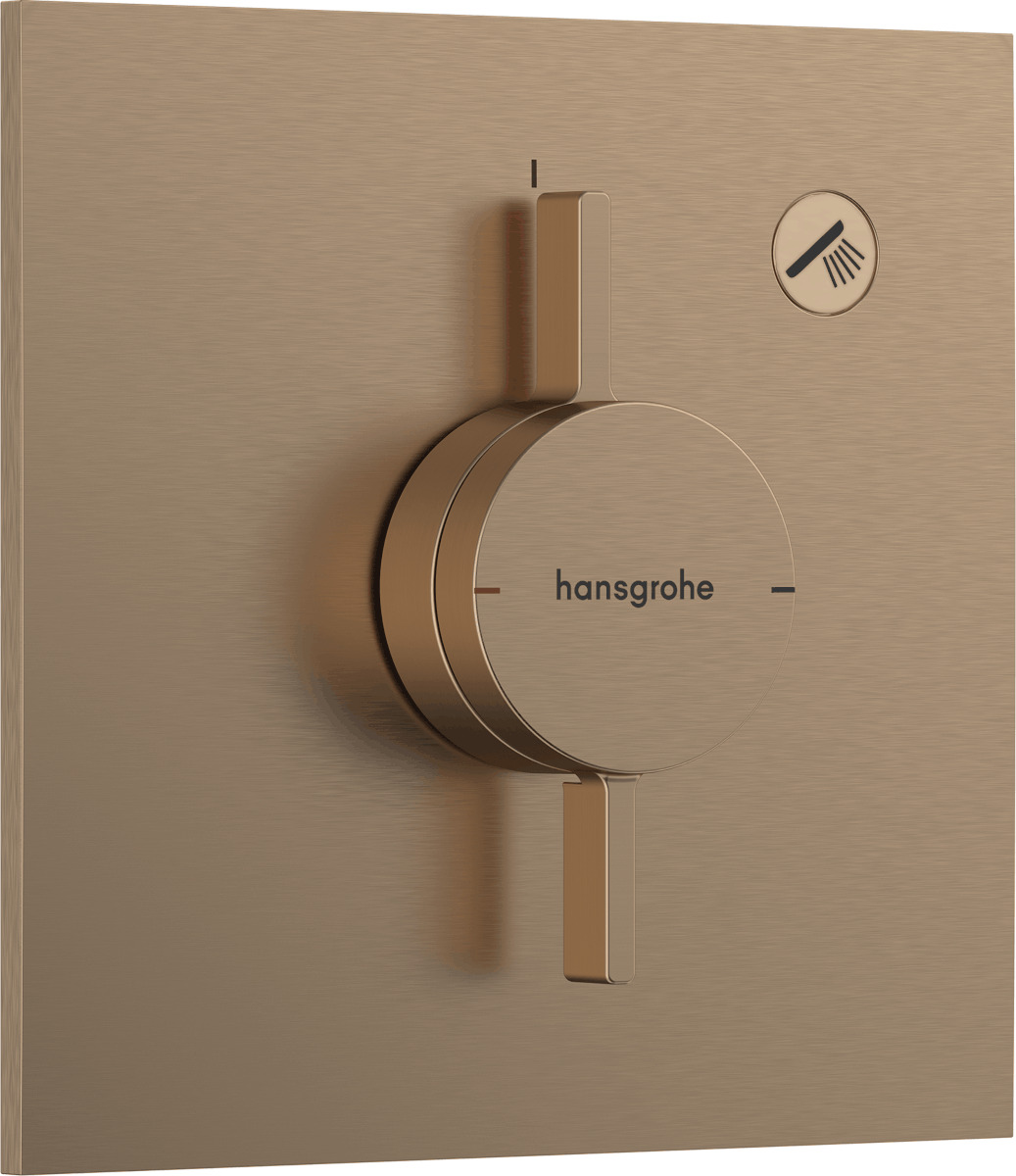 Sprchová baterie Hansgrohe DuoTurn E bez podomítkového tělesa kartáčovaný bronz 75617140 Hansgrohe