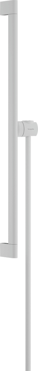 Sprchová tyč Hansgrohe Unica na stěnu s držákem sprchy a sprchovou hadicí matná bílá 24402700 Hansgrohe