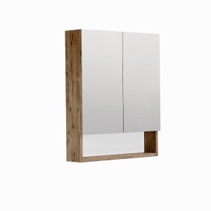 Zrcadlov&aacute; skř&iacute;ňka SAT Cubeway 14x72 cm lamino dub wellington GALCU60DW SAT
