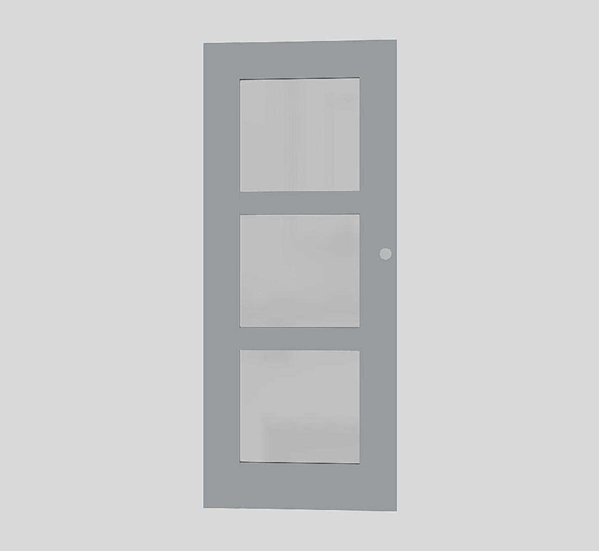 Interiérové dveře Naturel Estra 4 posuvné 80 cm šedá matná posuvné ESTRA4SM80PO Naturel