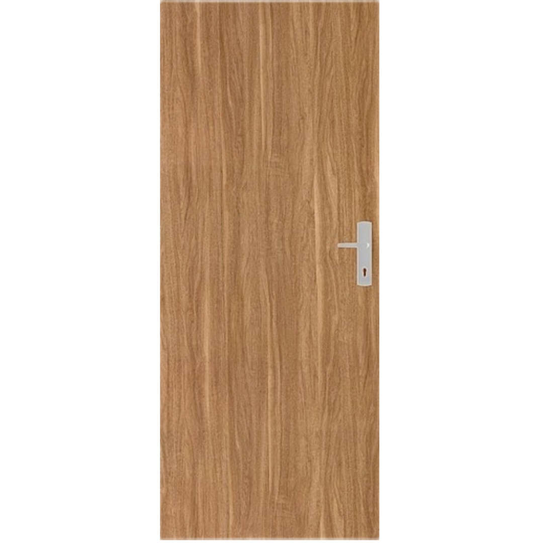 Bezpečnostní vchodové RC2 dveře Naturel Technické levé 90 cm ořech karamelový B2OK90L Naturel