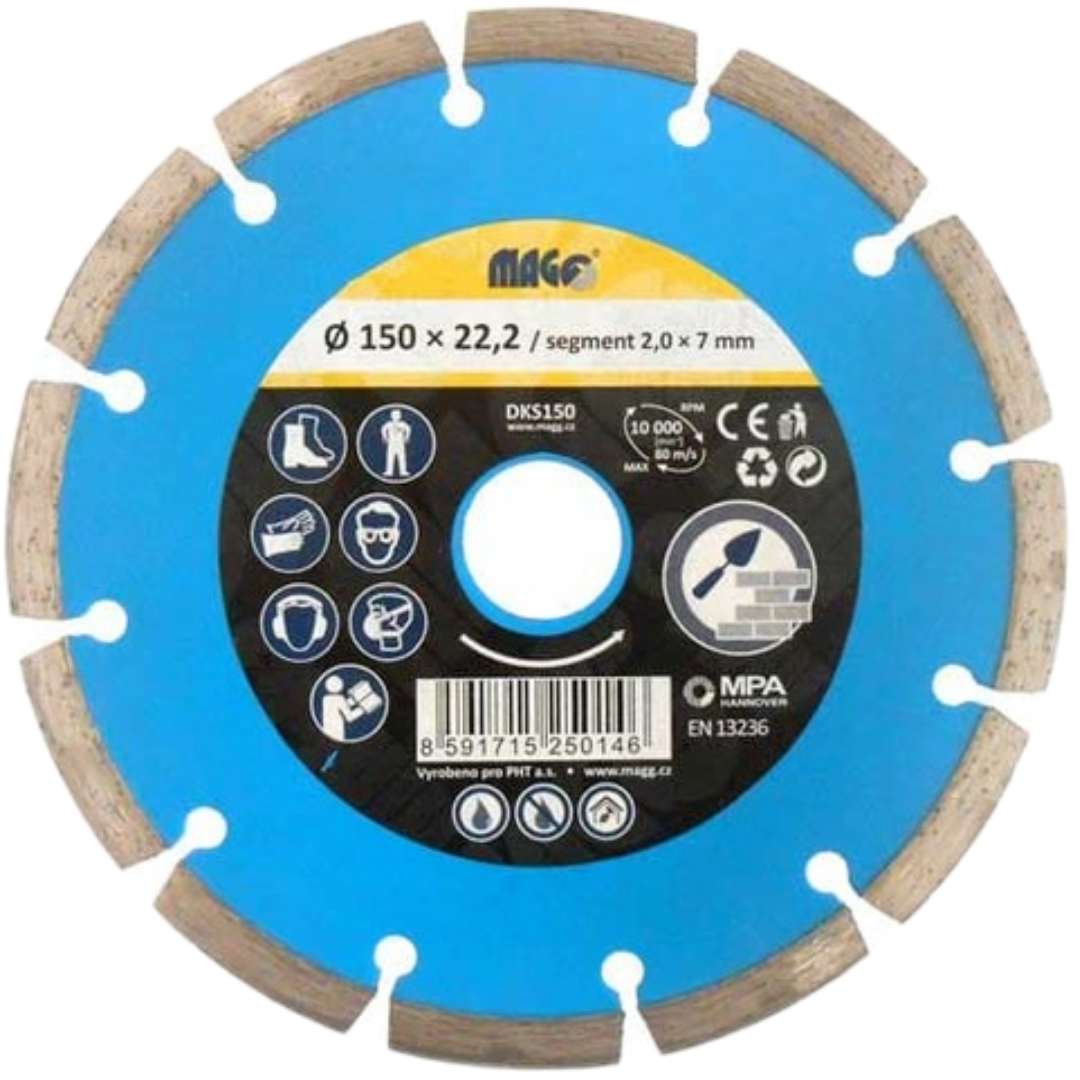 Diamantový Kotouč segmentový 150 mm PHT DKS150 PHT