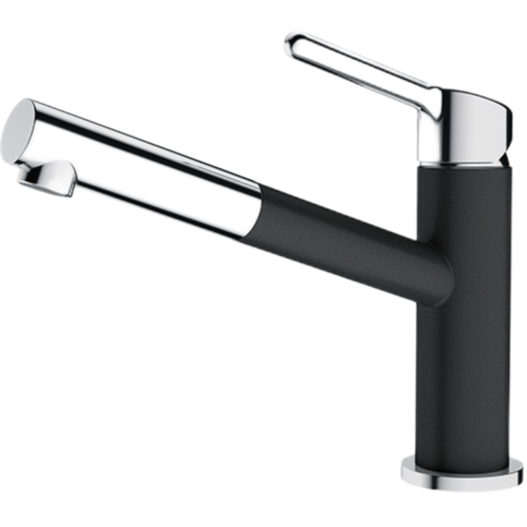 Dřezová baterie Franke s vytahovací sprškou chrom/onyx 115.0623.057 Franke