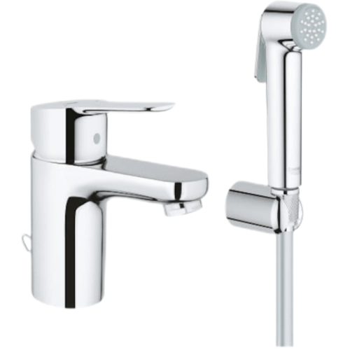 Grohe Edge umyvadlová baterie s bidetovou sprškou chrom 23757000 G23757000 Grohe