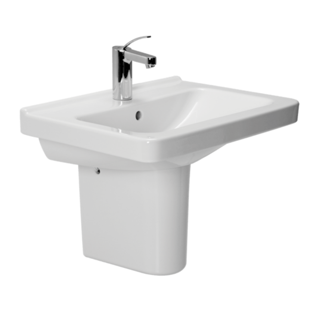 Jika Cubito umyvadlo 55x42 cm otvor pro baterii uprostřed h8104220001041 1042.2.000.104.1 Jika