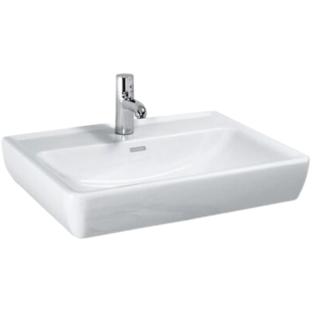 Laufen Laufen Pro umyvadlo 55x48 cm otvor pro baterii uprostřed h8189510001041 1895.1.000.104.1 Laufen