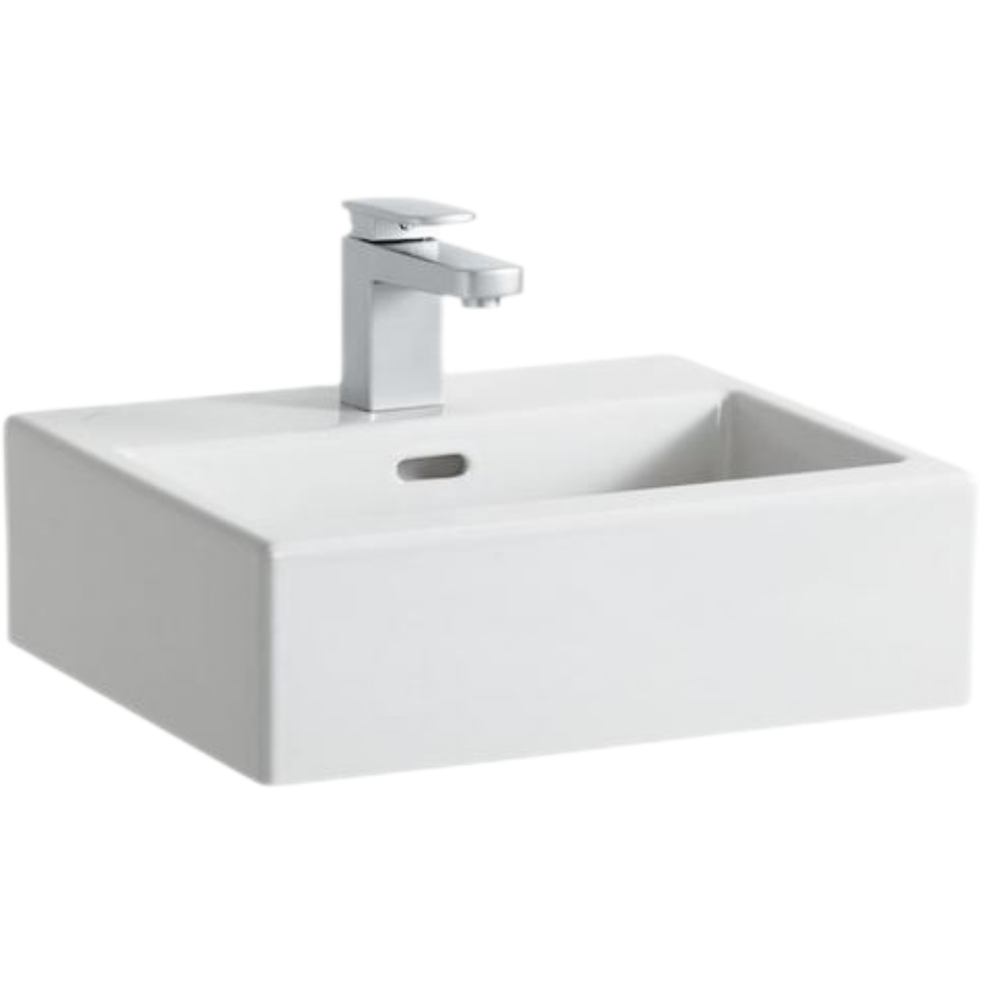 Laufen Living umývátko 45x38 cm otvor pro baterii uprostřed h8154320001041 1543.2.000.104.1 Laufen