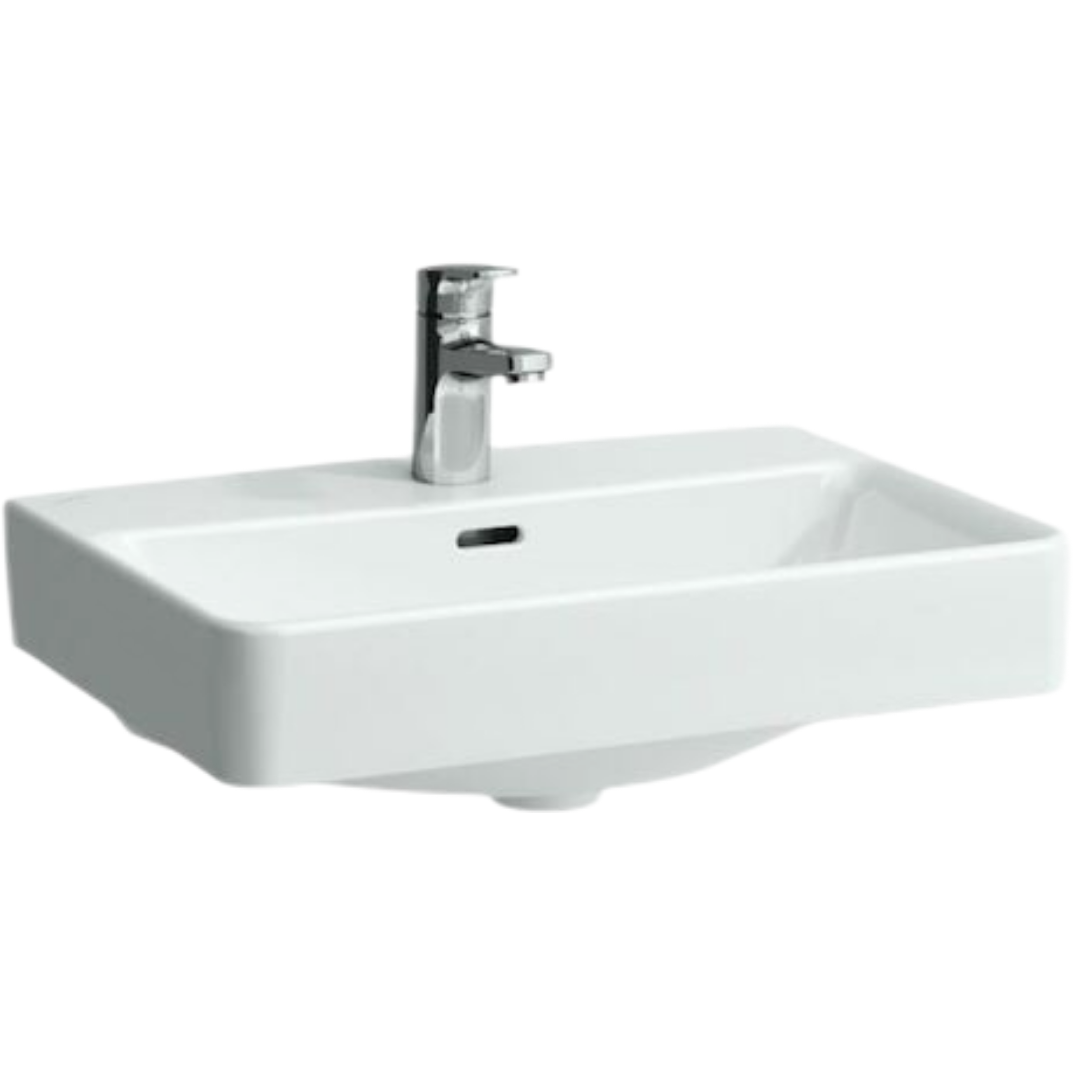 Laufen Pro S umyvadlo 55x38 cm otvor pro baterii uprostřed h8189580001041 1895.8.000.104.1 Laufen