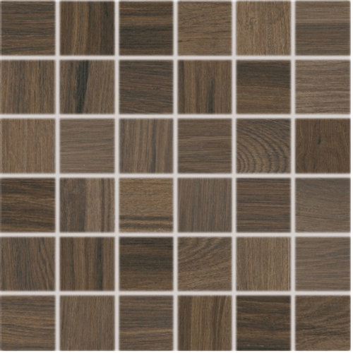 Mozaika Rako Board tmavě hnědá 30x30 cm mat DDM06144.1 Rako