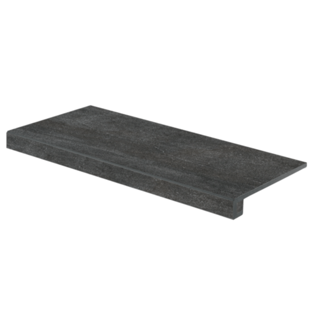 Schodová Tvarovka Rako Quarzit černá 40x80 cm mat DCF84739.1 Rako