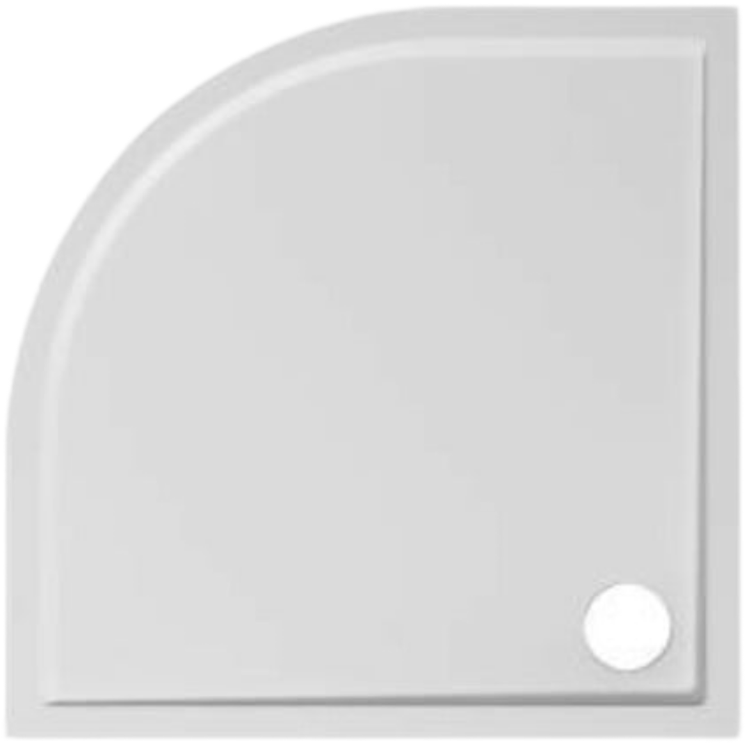 Sprchová vanička čtvrtkruhová Jika 90x90 cm litý mramor H2119330000001 Jika