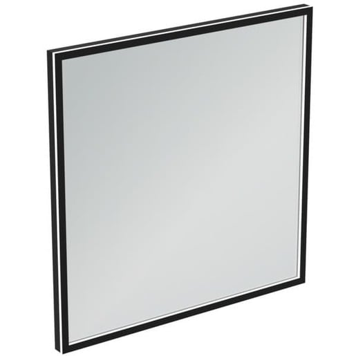 Ideal Standard Conca zrcadlo bez vypínače 80x80 cm černá matná T3966BH Ideal Standard