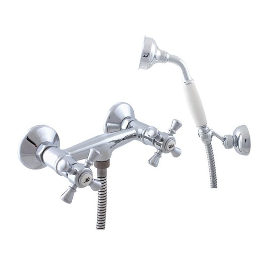 Sprchová baterie RAV SLEZÁK Morava se sprchovým setem 150 mm chrom MK380.5/2 RAV SLEZÁK