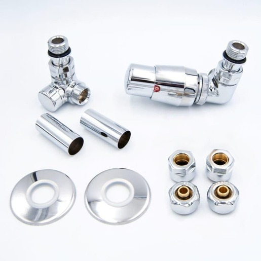 HOPA Classic-Set ventil pro ústřední vytápění nerez VENTILVISIONSETSS HOPA