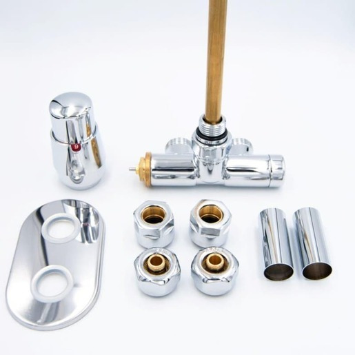 HOPA Single-Set ventil pro ústřední vytápění nerez VENTILUNIKOSETSS HOPA