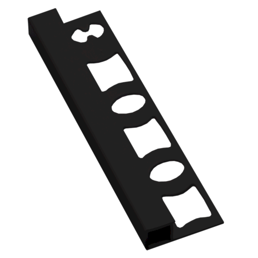 Lišta ukončovací "hranatá" Profil-EU černá