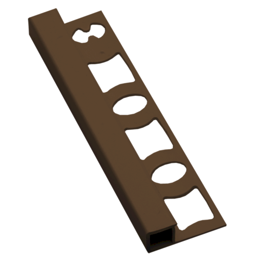 Lišta ukončovací "hranatá" Profil-EU světle hnědá