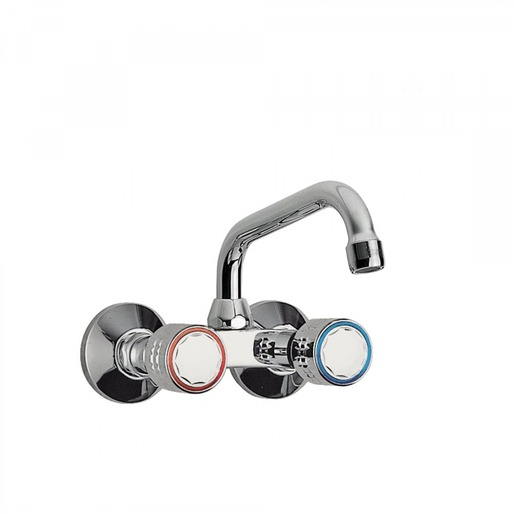 Dřezová baterie Tres s otočným ramínkem 100 mm chrom 123230 TRES
