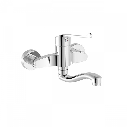 Dřezová baterie Tres s prodlouženou rukojetí 150 mm chrom 2163200311 TRES