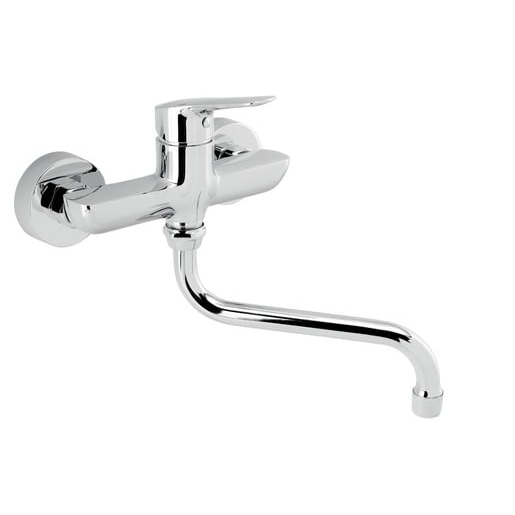 Novaservis Metalia 54 dřezová - umyvadlová baterie s otočným ramínkem 150 mm chrom 54070/t
